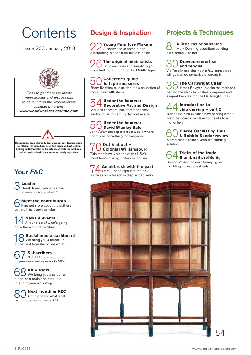 Furniture & Cabinetmaking 266 2018-01